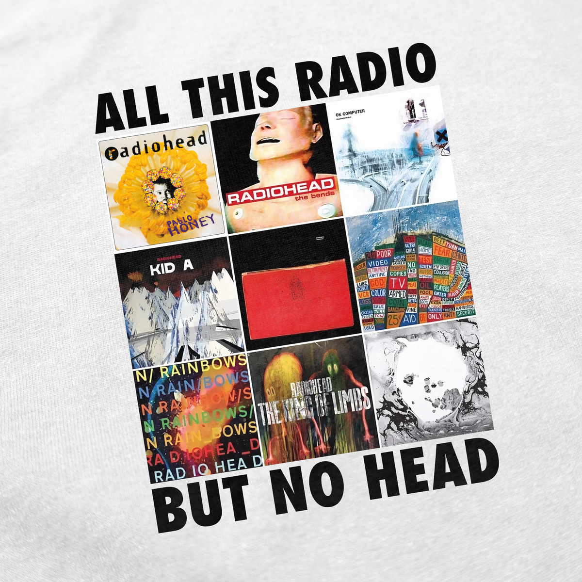 All This Radio But No Head T-Shirt