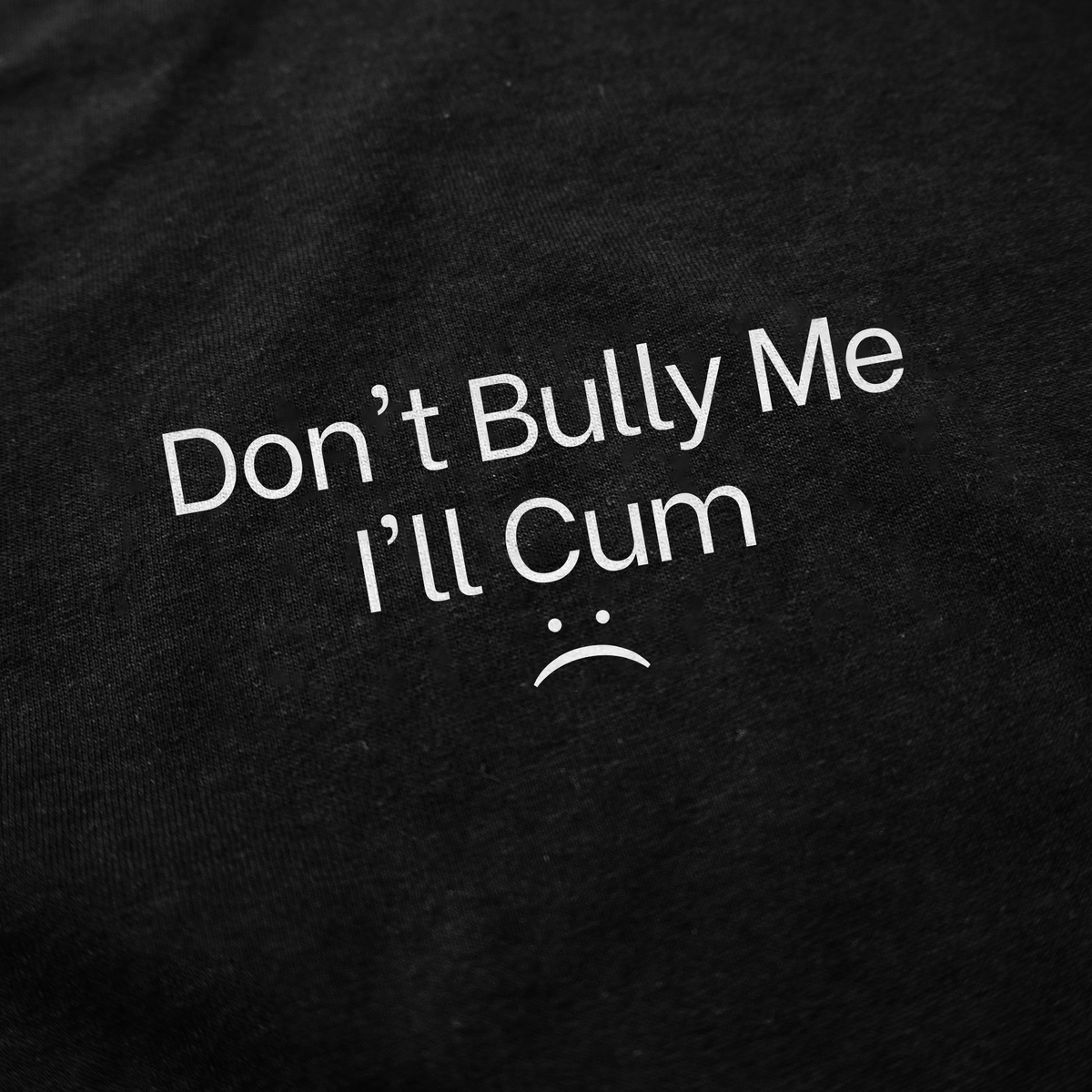 Don't Bully Me I'll Cum :( T-Shirt