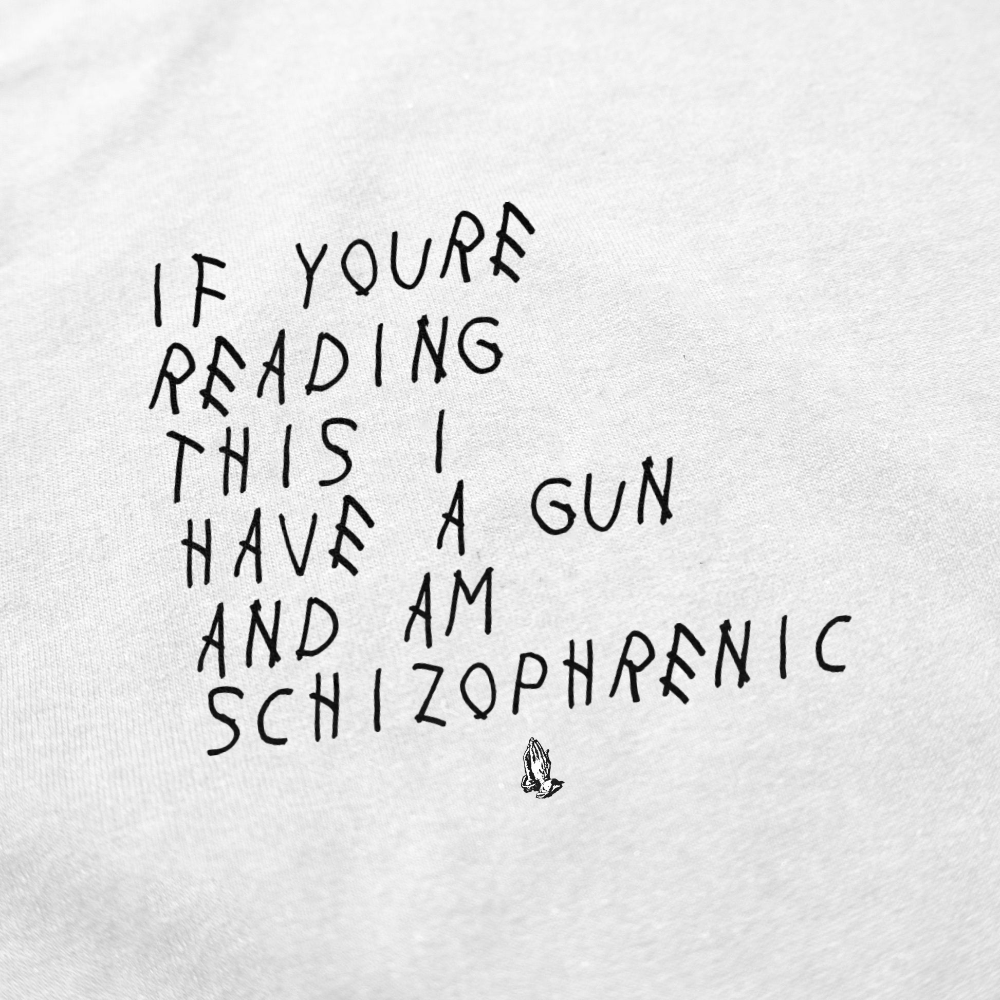 If You're Reading This I Have A Gun And Am Schizophrenic T-Shirt