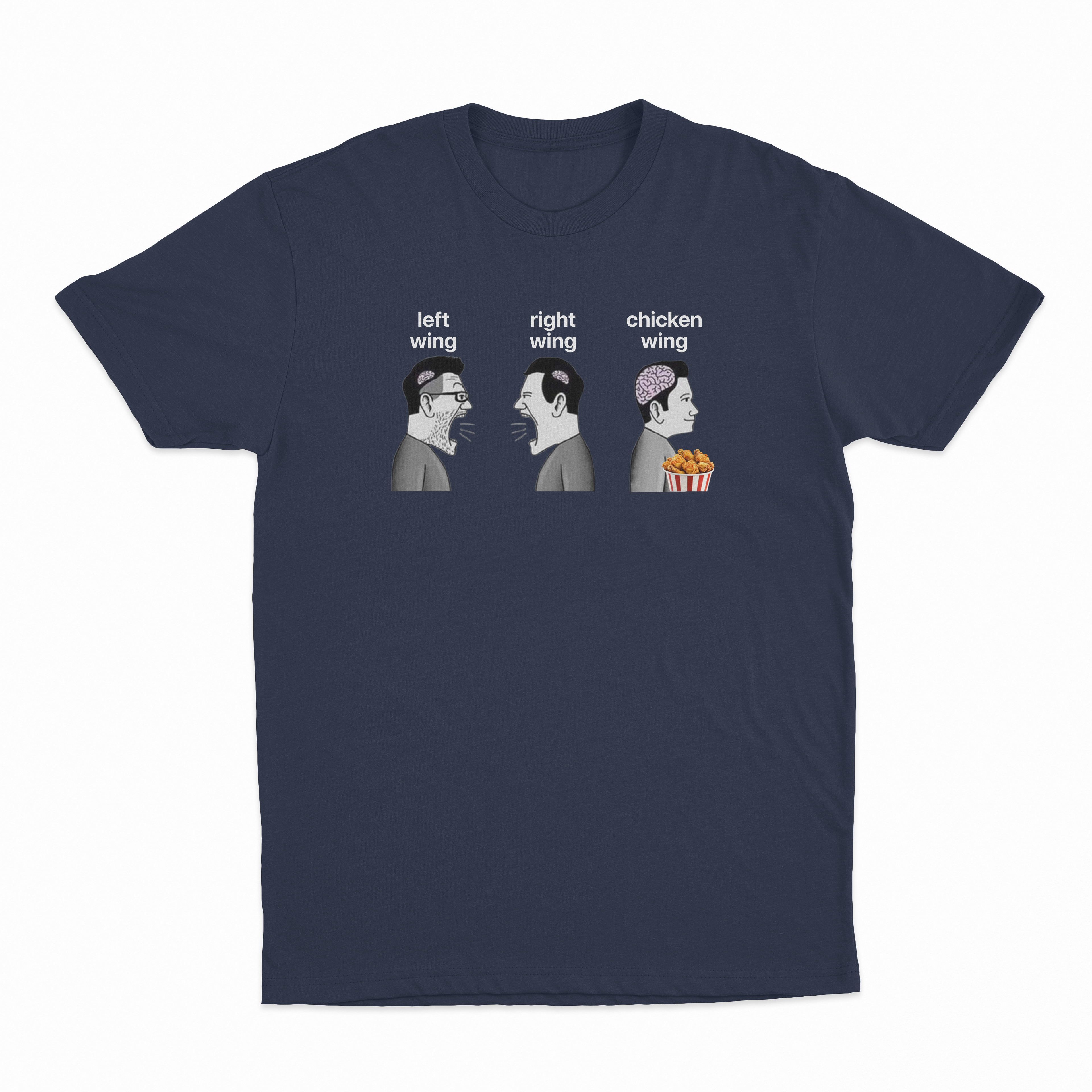 Left Wing Right Wing Chicken Wing T-Shirt